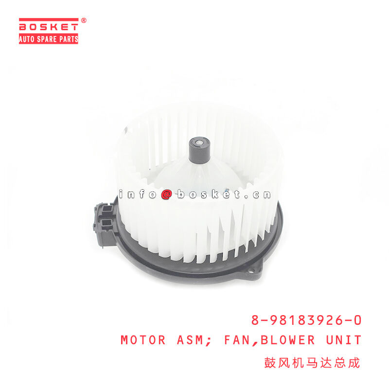 8-98183926-0 Blower Unit Fan Motor Assembly 8981839260 For ISUZU VC46 700P 4HK1