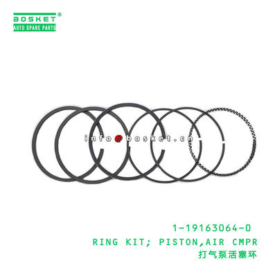 1-19163064-0 Air Compressor Piston Ring Kit 1191630640 For ISUZU CXZ51 6WF1