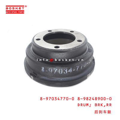 8-97034770-0 8-98248900-0 Rear Brake Drum 8970347700 8982489000 Suitable for ISUZU NPR66 4HF1