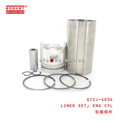 GTZJ-4D34 Engine Cylinder Liner Set Suitable for ISUZU  4D34