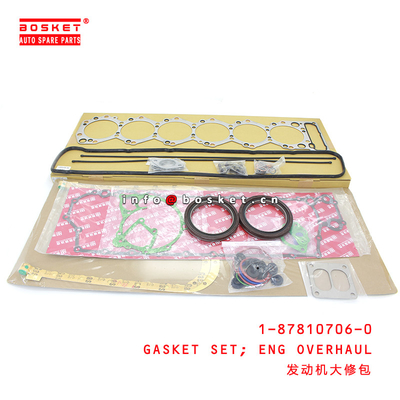 1-87810706-0 Engine Overhaul Gasket Set For ISUZU  6SD1-T 1878107060