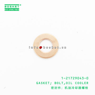 1-21729043-0 Isuzu Engine Parts Oil Cooler Bolt Gasket For NPTDSL 1217290430