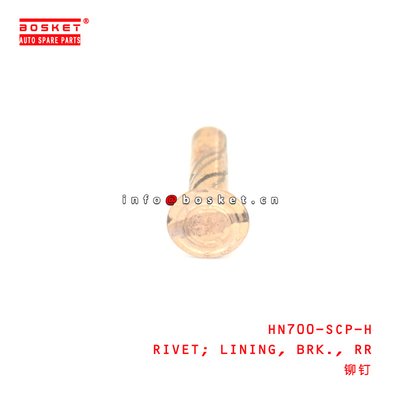 HN700-SCP-H Rear Brake Lining Rivet suitable for ISUZU HINO700
