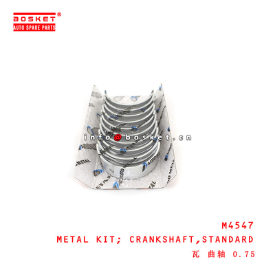 M4547 Standard Crankshaft Metal Kit  For ISUZU NPR66 4HF1 4HF1-T 4HG1 4HJ1 4HK1 4HK1-T