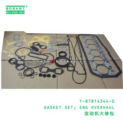 1-87814344-0 GASKET SET; ENG OVERHAUL suitable for ISUZU 6BG1T 1878143440