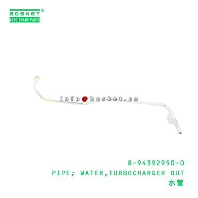 8-94392950-0 PIPE; WATER,TURBOCHARGER OUT suitable for ISUZU   8943929500