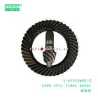 1-41210602-0 Final Drive Gear Set 1412106020 For ISUZU CXZ EXZ CVR FVM