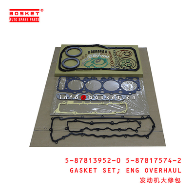 5-87813952-0 5-87817574-2 Engine Overhaul Gasket Set 5878139520 5878175742  For ISUZU NKR 4HG1-N