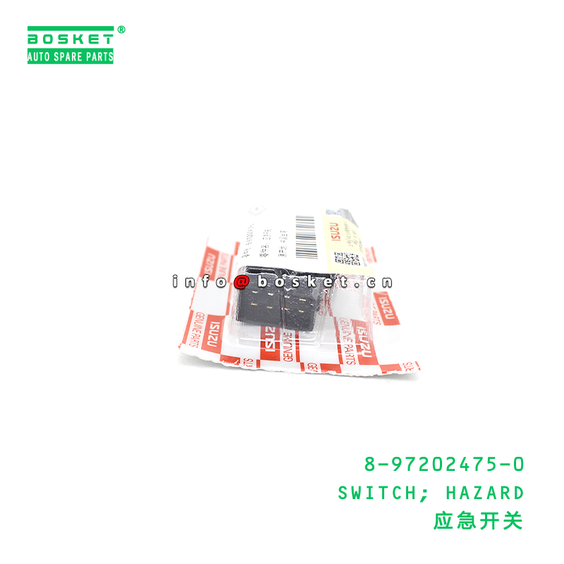 8-97202475-0 SWITCH; HAZARD suitable for ISUZU NKR NPR ELF 8972024750