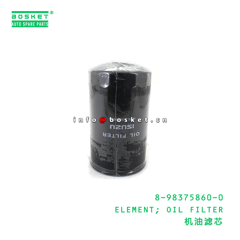 ISUZU Oil Filter 8983758600 Suitable for FVZ34 4BG1 4JJ1 4HK1 6SD1 6BG1 6HK1 6UZ1 6WG1 with 3 Months Warranty