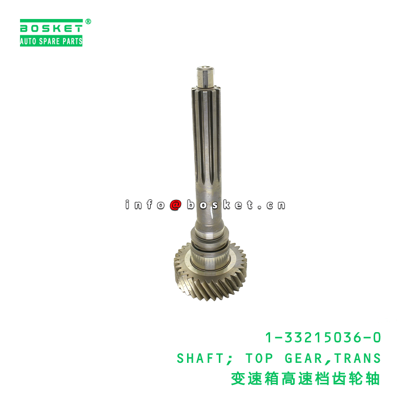 ISUZU Top Gear Shaft 1PCS Pack Quantities with 3 Months Warranty Transmission Shaft